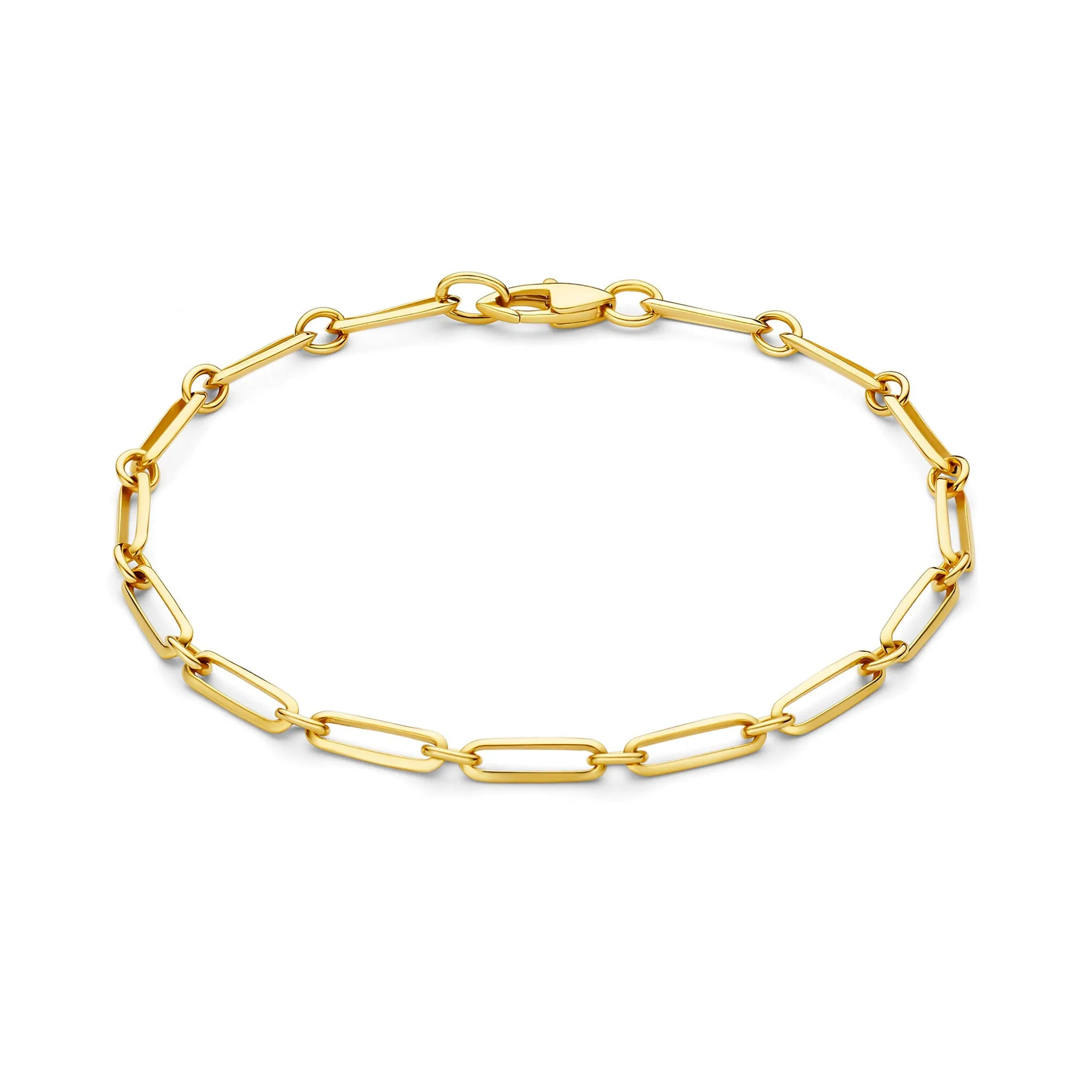 Aidee Raissa 14 karat gold link bracelet