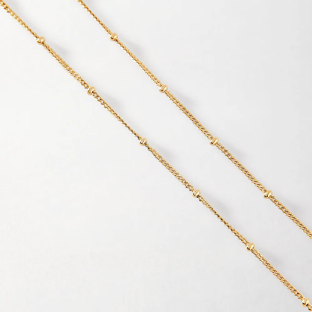 Ball Chain Necklace - Gold