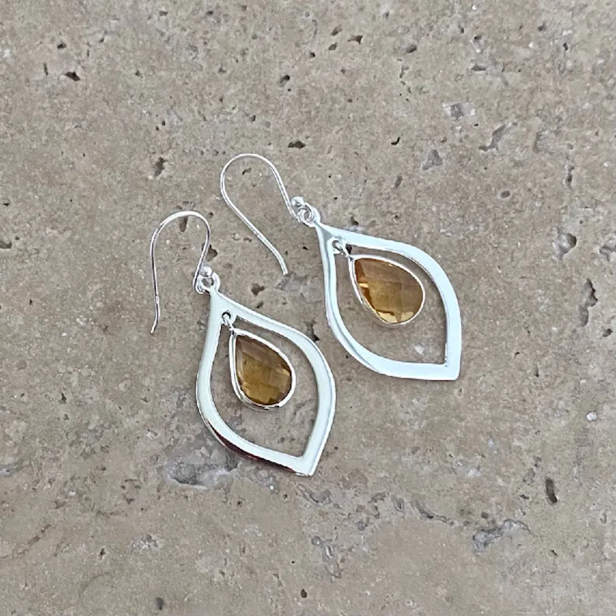 Citrine Earrings - Cassie