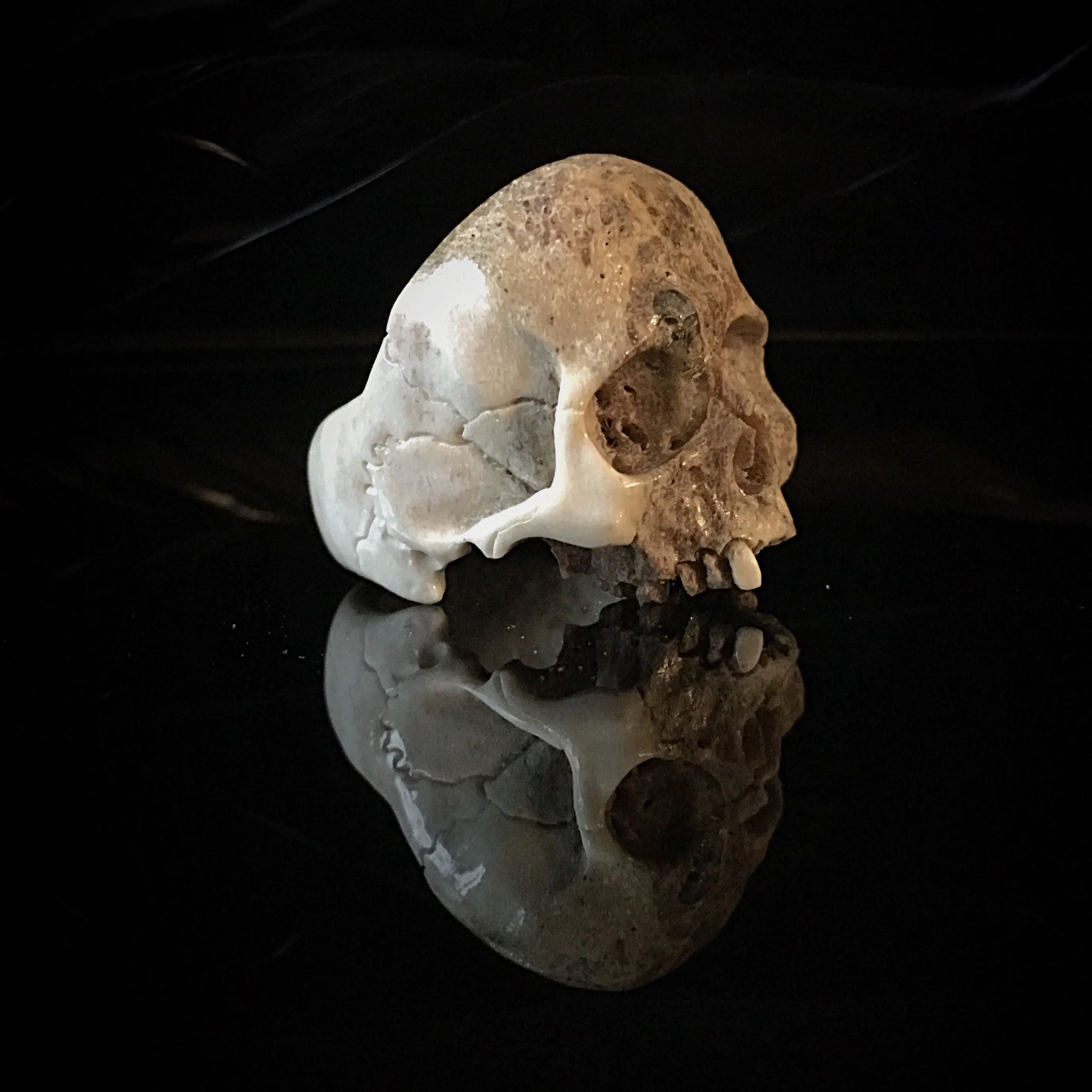 Dark Decay Skull Ring