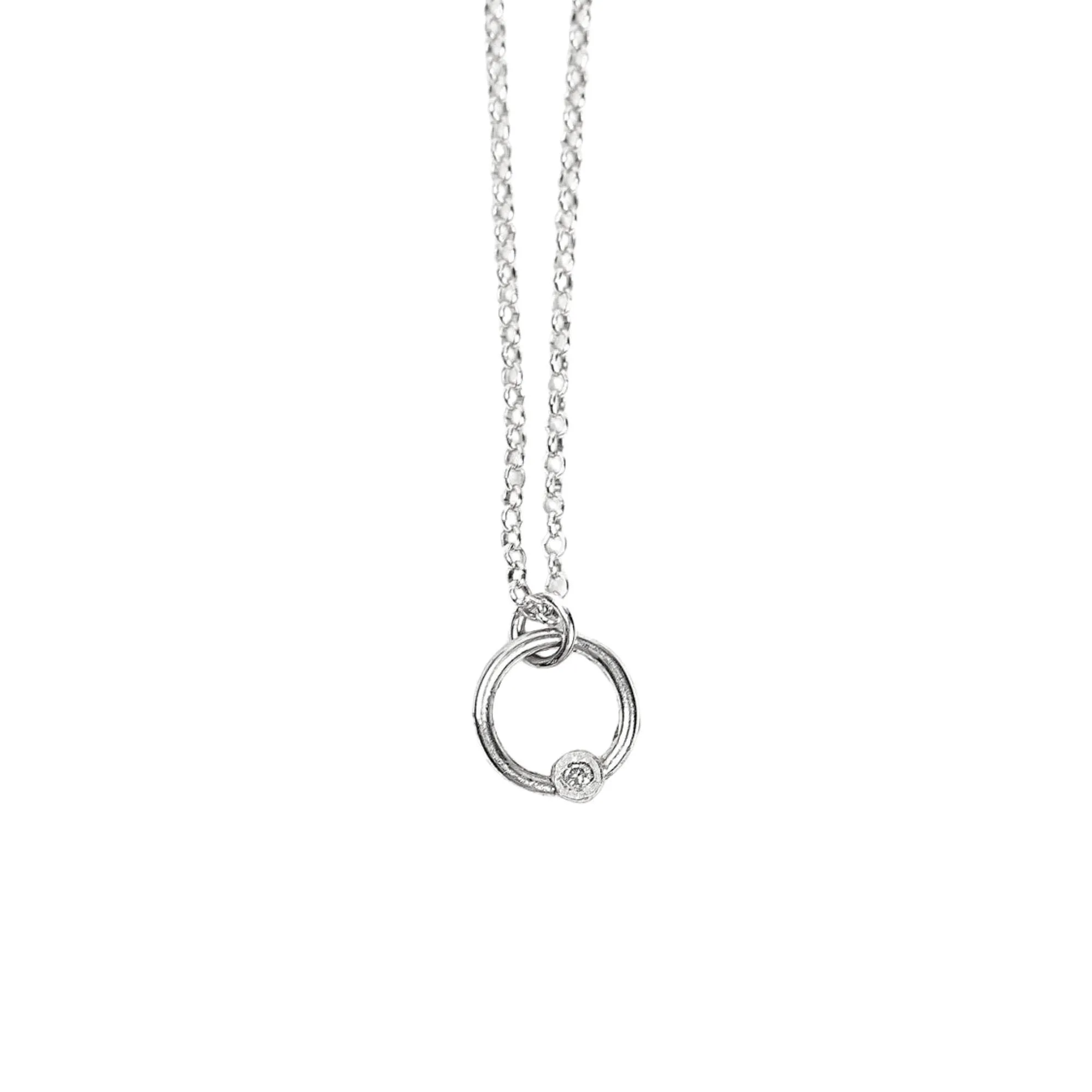 Diamond Orbit Necklace