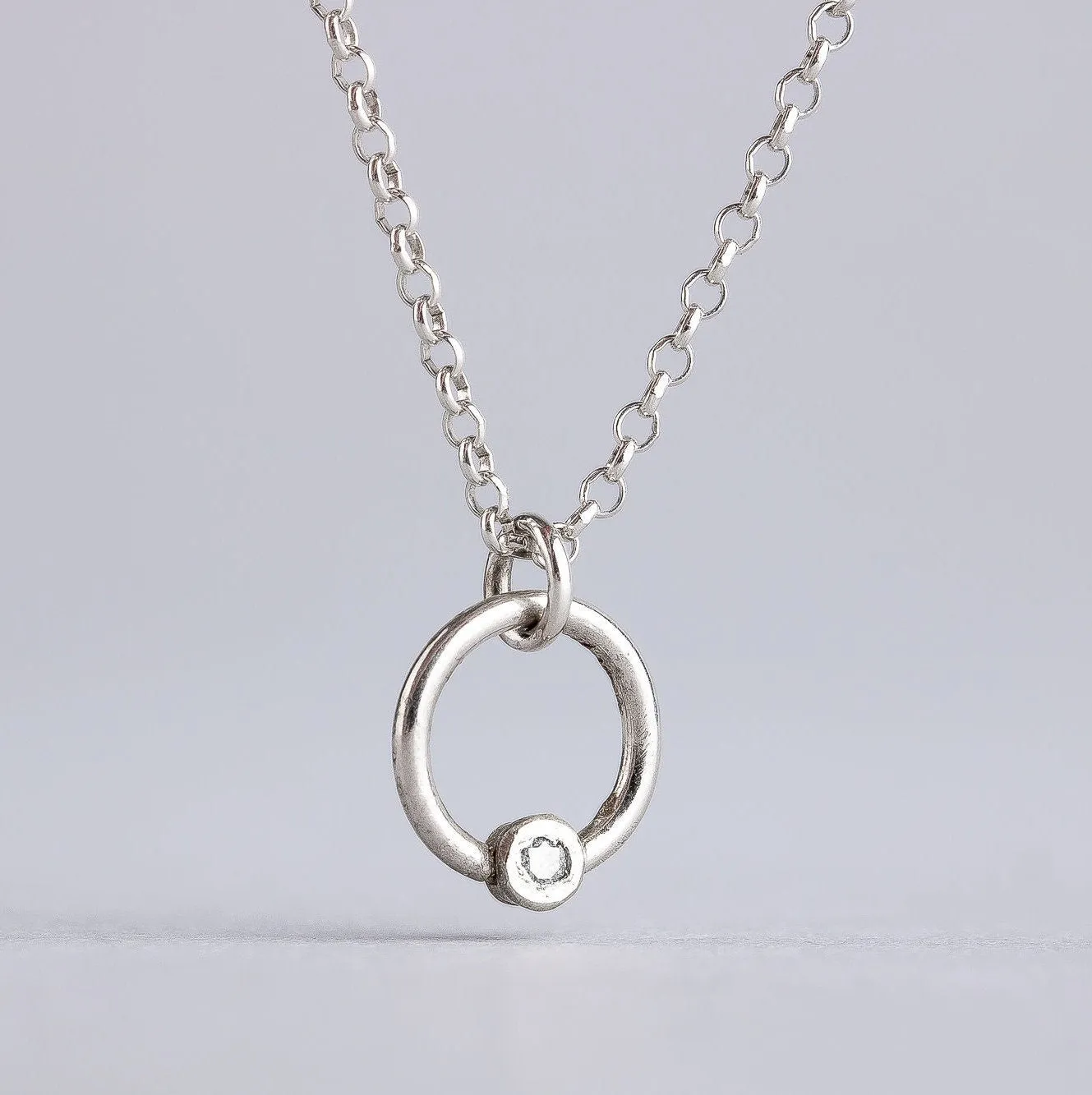 Diamond Orbit Necklace