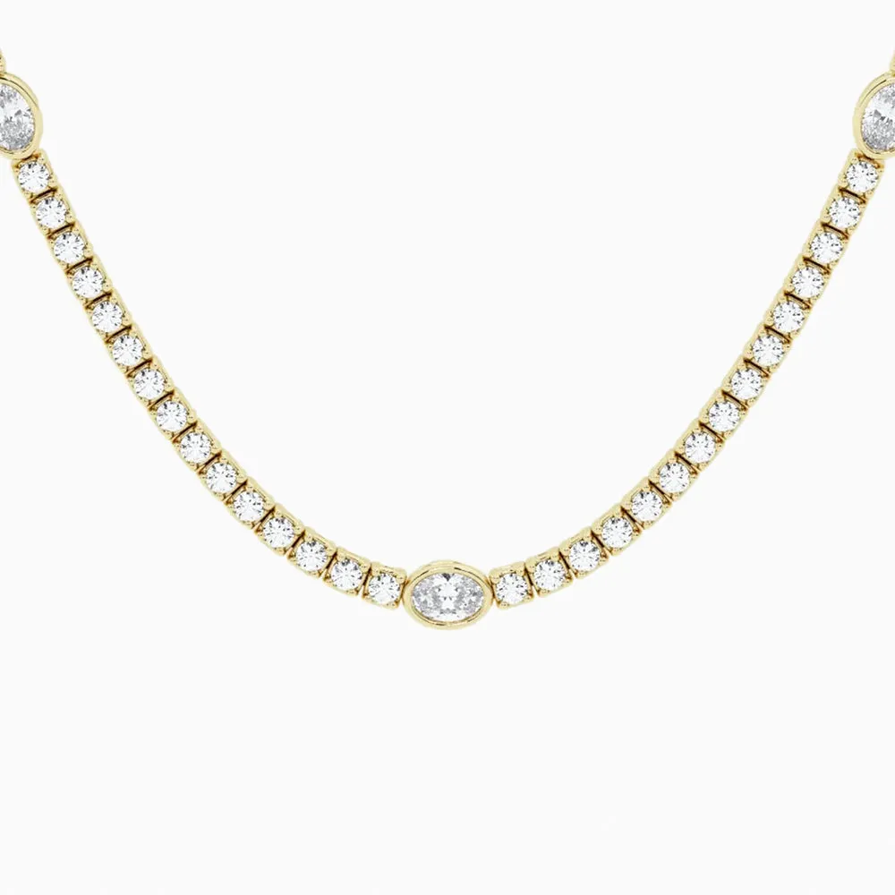 Empowering 8.6ct Oval Necklace