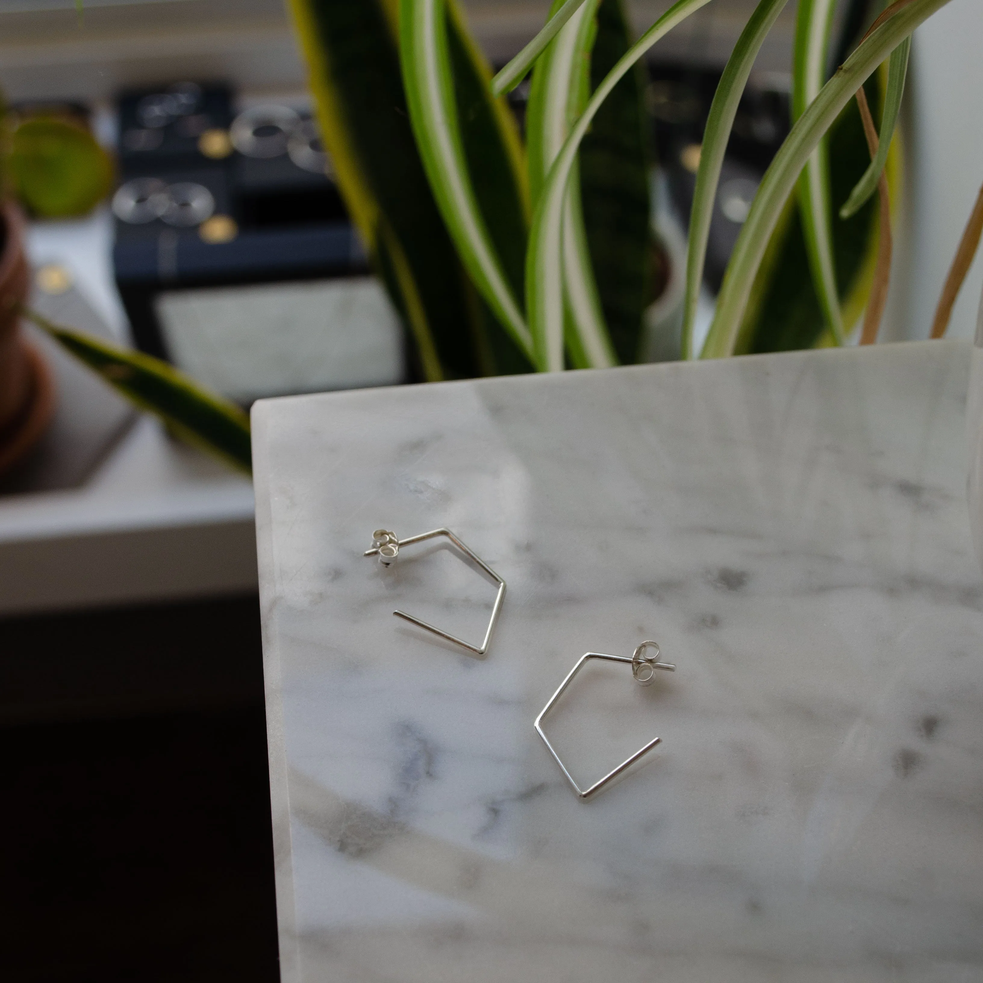 Geometric minimal earrings N°41