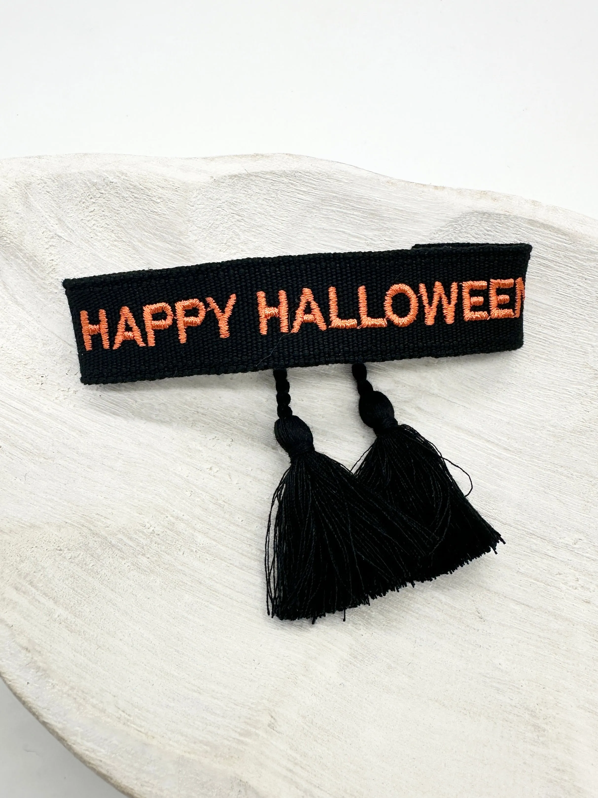 Halloween Embroidered Bracelets