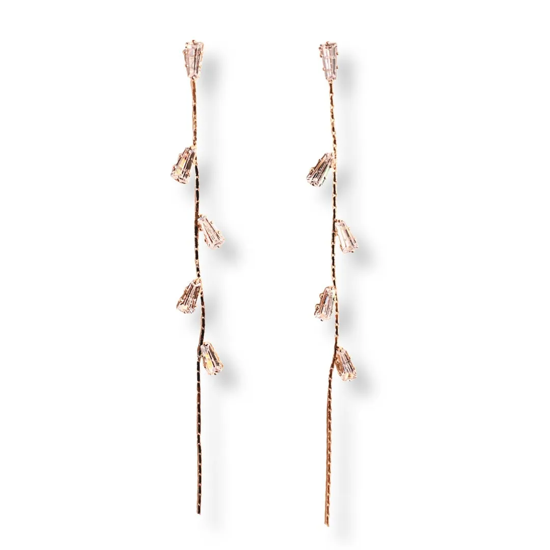 Krista Baguette Minimal Earrings