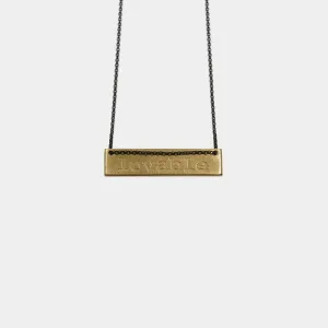 Lovable - necklace - gold plated