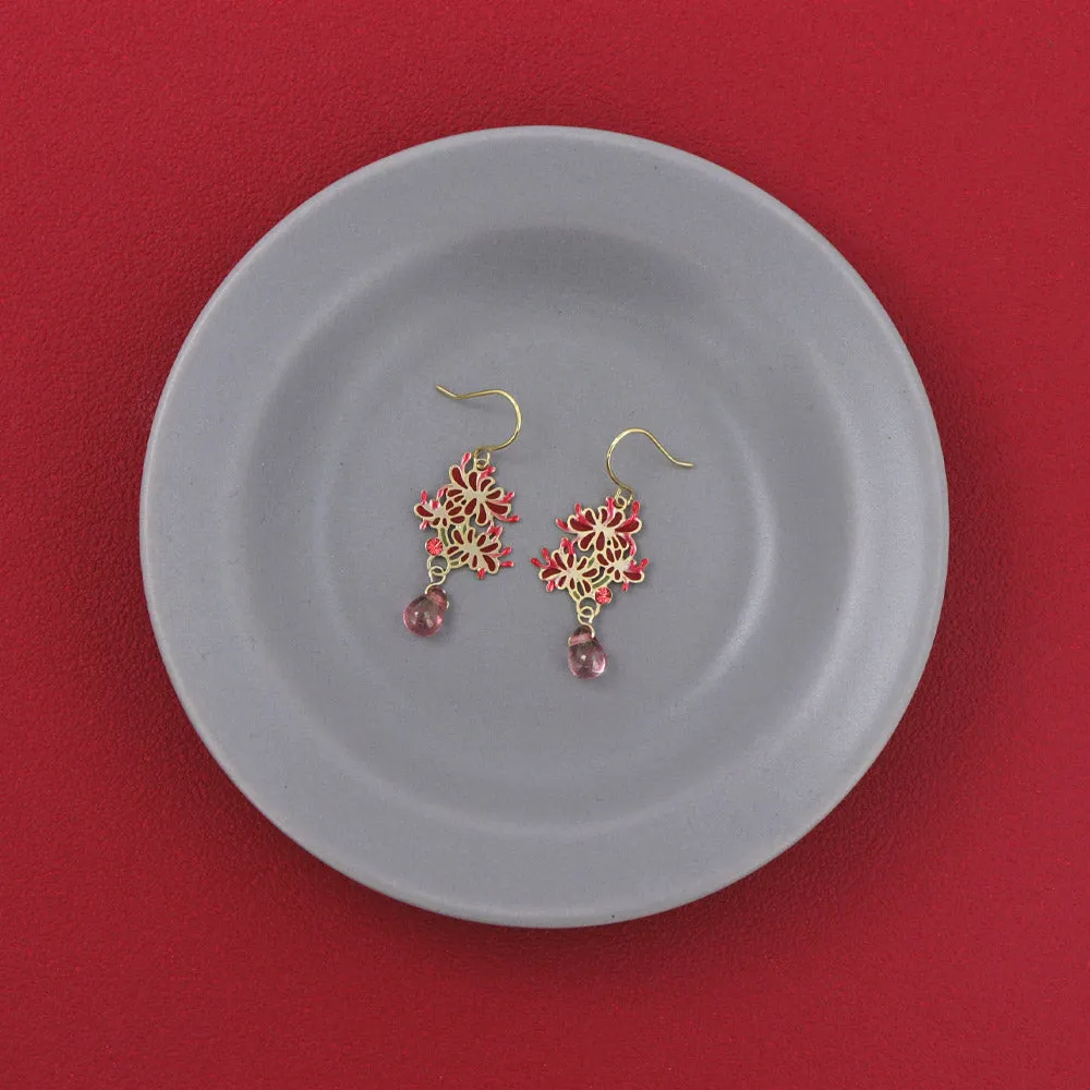 Red Spider Lily Earrings