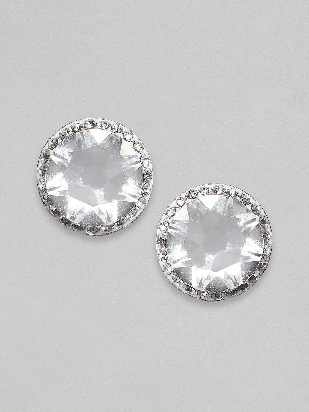 Rubans 925 Silver The Perfectly Faceted Zircon - Stud Earrings