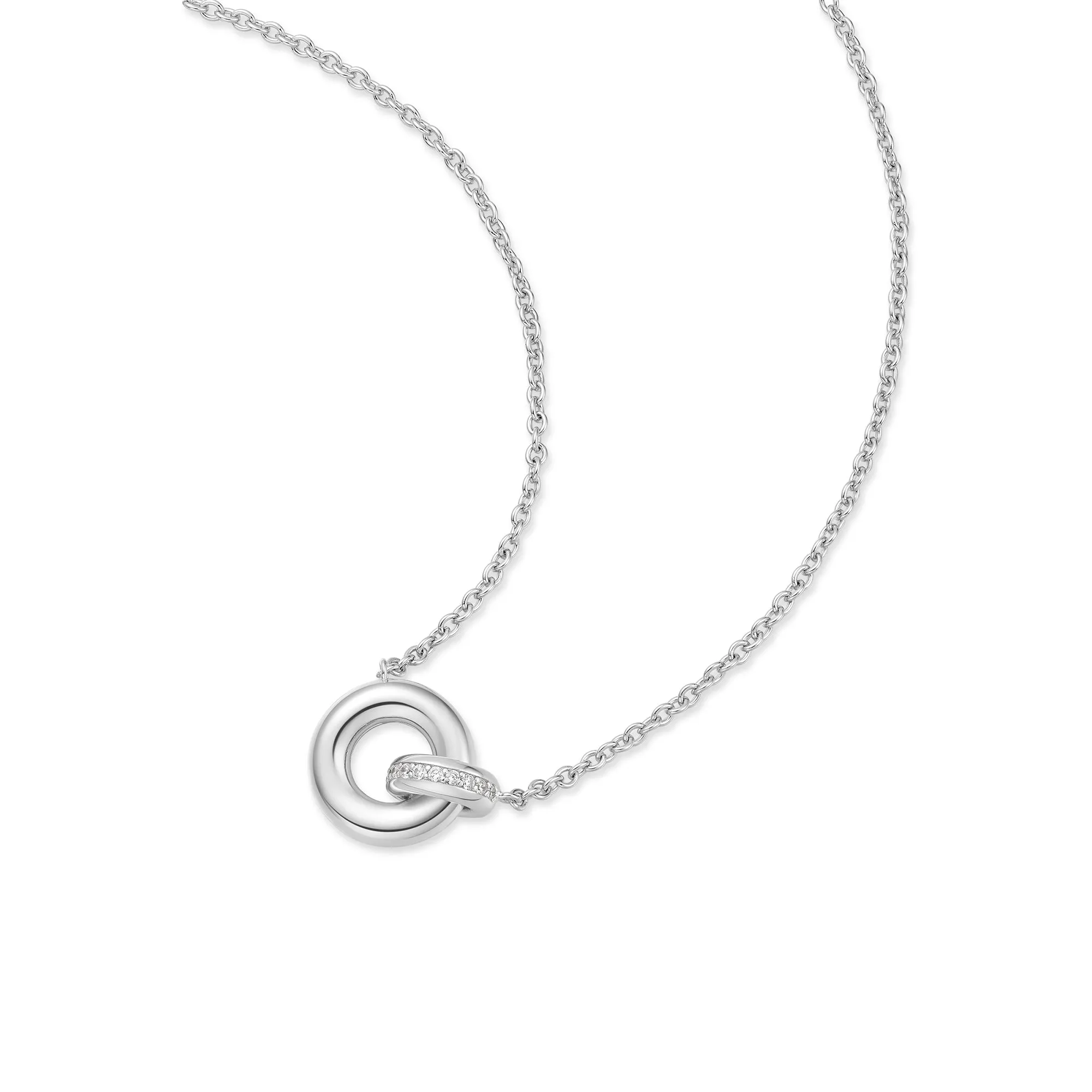 Silver Linked Necklace