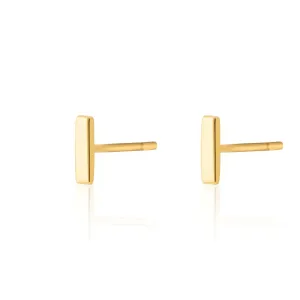 SPESGS35 Dash Stud Earrings Gold