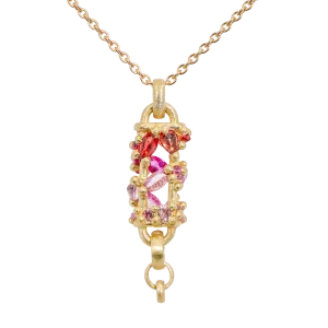 Vertical Plum Blossom Fontaine Necklace - 9965